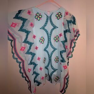 Cat & Jack Dress With Embroidered Overlay Girls Large 10/12